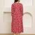 women's pure cotton jaipuri printed western dress