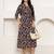 women's pure cotton jaipuri printed western dress