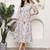 women's pure cotton jaipuri printed western dress