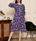 women's cotton jaipuri printed western dress