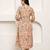 women's pure cotton jaipuri printed western dress