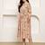 women's pure cotton jaipuri printed western dress