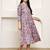 women's pure cotton jaipuri printed western dress