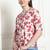 women's cotton jaipuri printed crop top