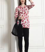 women's cotton jaipuri printed tunic