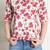 women's cotton jaipuri printed crop top