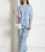 women's pure cotton tie-die printed co-ords