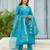 Women Gorgeous Viscose Fabric Embroidery Work Straight Kurta, Pant and Dupatta Set