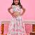 Green printed chanderi lehenga set