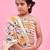 Multicolor printed chanderi lehenga set