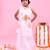 White printed organza lehenga set