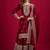 Chinnon silk embroidery sequence work top-plazo and dupatta set