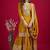 Chinnon silk embroidery sequence work top-plazo and dupatta set