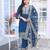 designer fox georgette suit with  embroidered work and stone work