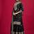 Chinnon silk embroidery sequence work top-plazo and dupatta set