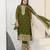 Designer fox georgette suit with  embroidered work