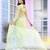 Designer organza suit with sequence embroidered work