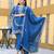 Designer chinon suit with sequence embroidered work