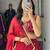 Maroon Embroidery Thread and sequence Work  Heavy Gorgette Lehenga With Fully-Stitched Blouse