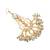 Girls gold-plated kundan studded