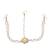 Girls gold-plated kundan studded & beads beaded matha patti