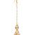 Girls gold-plated kundan studded & beads beaded maang tikka