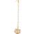 Gold-plated kundan-studded & pearls-beaded maang tikka