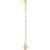 Girls gold-plated kundan studded & beads beaded maang tikka