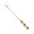 Girls gold-plated kundan studded maangtikka