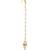Girls gold-plated kundan studded & beads beaded maang tikka