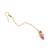 Gold-plated kundan-studded & beaded maang tikka