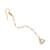 Girls gold-plated kundan-studded beads beaded enamelled maang tikka