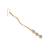 Girls gold-plated kundan studded maang tikka