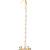 Girls gold-plated kundan studded beads beaded maang tikka