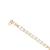 Girls kundan gold plated link bracelet