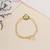 Girls kundan gold plated link bracelet