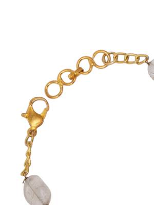 Girls gold-plated stones studded link bracelet 4