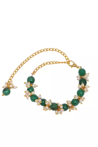   girls gold plated link bracelet
