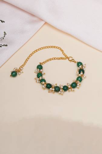  girls gold plated link bracelet