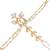 Girls gold-toned kundan handcrafted gold-plated bangle-style bracelet