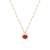 Girls gold-plated kundan studded & beaded necklace