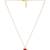Girls gold-plated kundan studded & beaded necklace