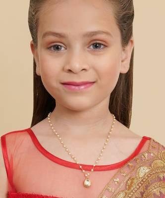 Girls gold-plated necklace 1
