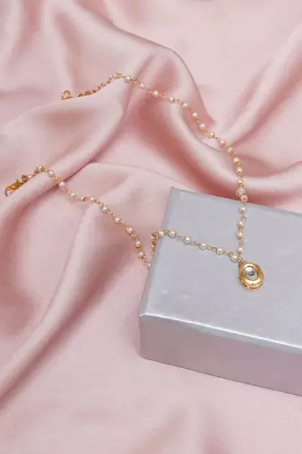 Girls gold-plated necklace