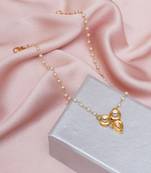   girls gold-plated necklace