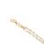 Girls gold-plated kundan studded link bracelet
