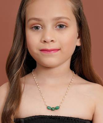 Girls gold-plated necklace 1