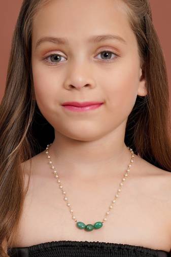 Girls gold-plated necklace