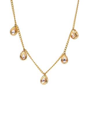 Girls gold-plated necklace 3