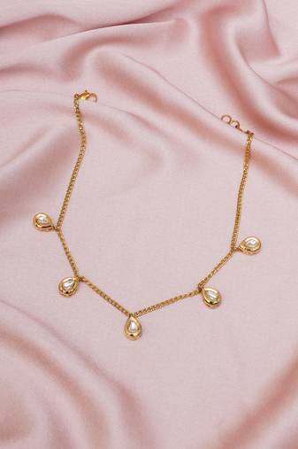 Girls gold-plated necklace
